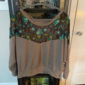 Small oversize free people sweatshirt